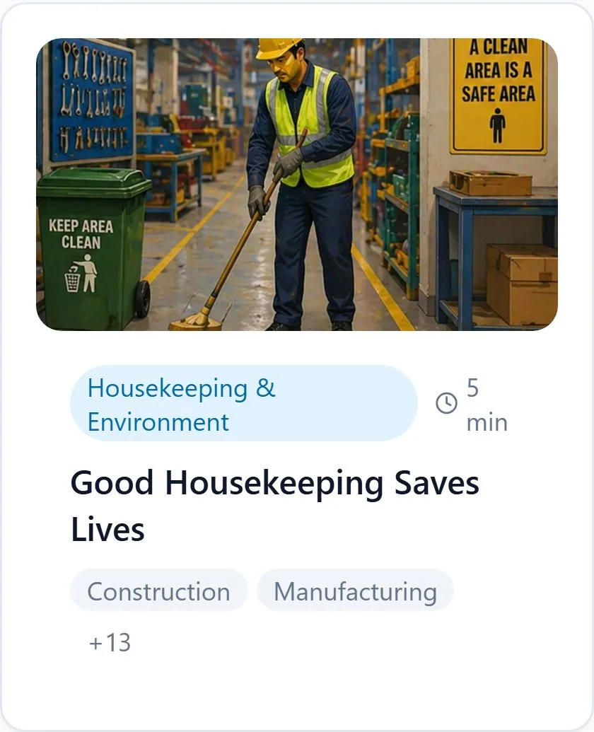 The Toolbox Talks library in POLLE Safety